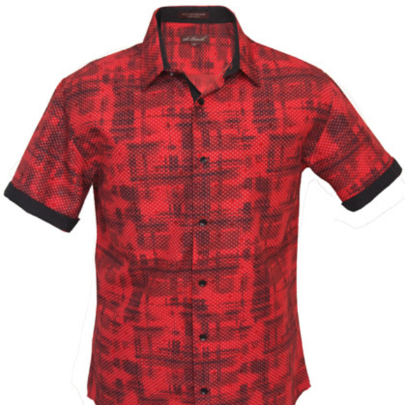 red black shirt mens